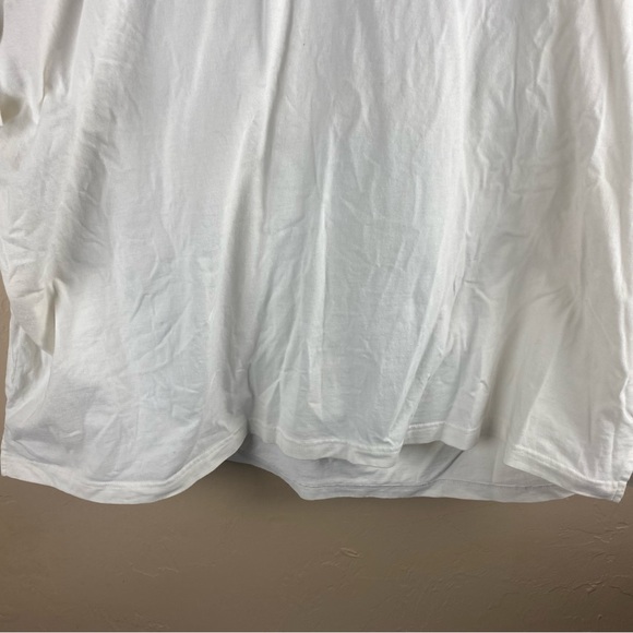 Copper Canyon White T-Shirt Cotton Crochet 5X - Picture 6 of 10